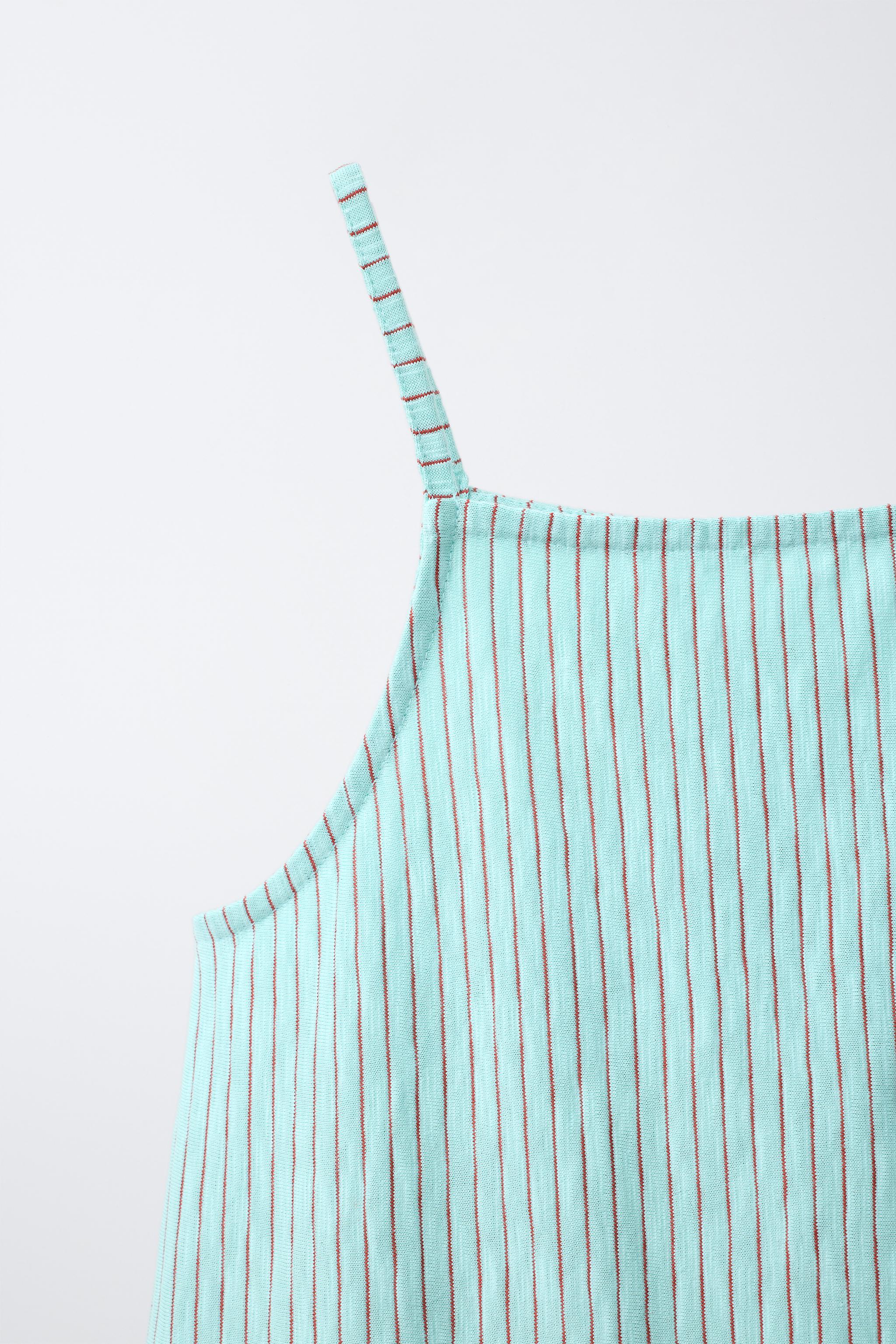 STRIPED PRINT DRESS